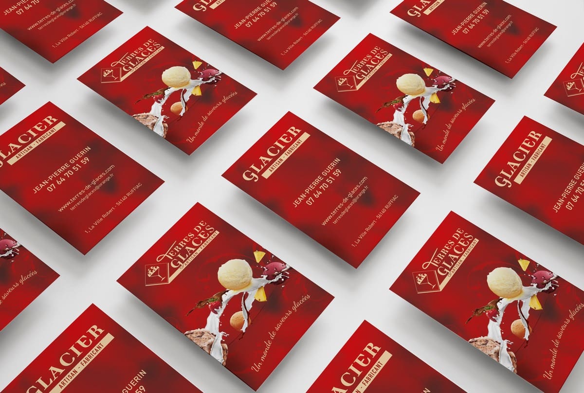 carte de visite sur mesure vernis 3D