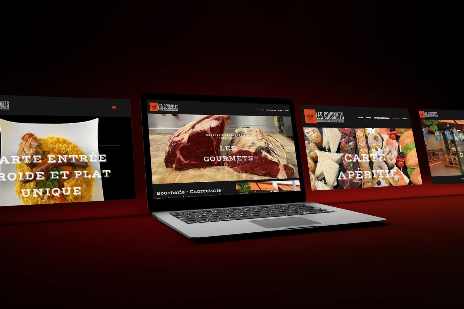 mockup traiteur boucherie site internet bretagne