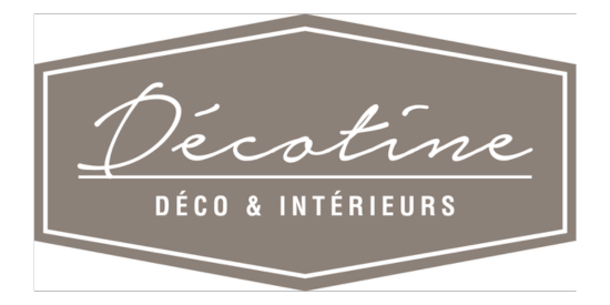 Décotine logo decotine identite visuelle