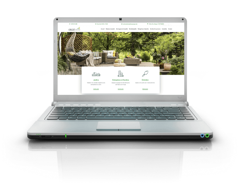 mockup site paysagiste bretagne realisation