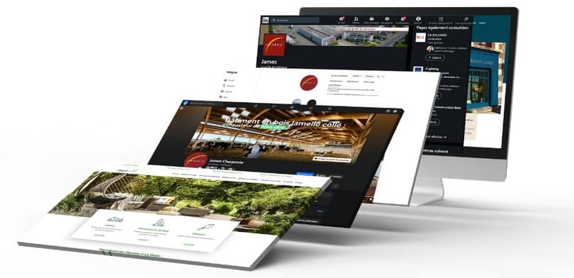 mockup site internet et réseaux sociaux eodys guer