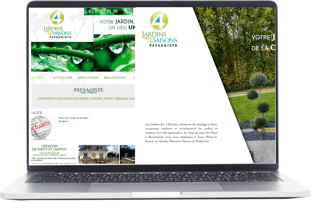 refonte d'un site internet à Guer en Morbihan